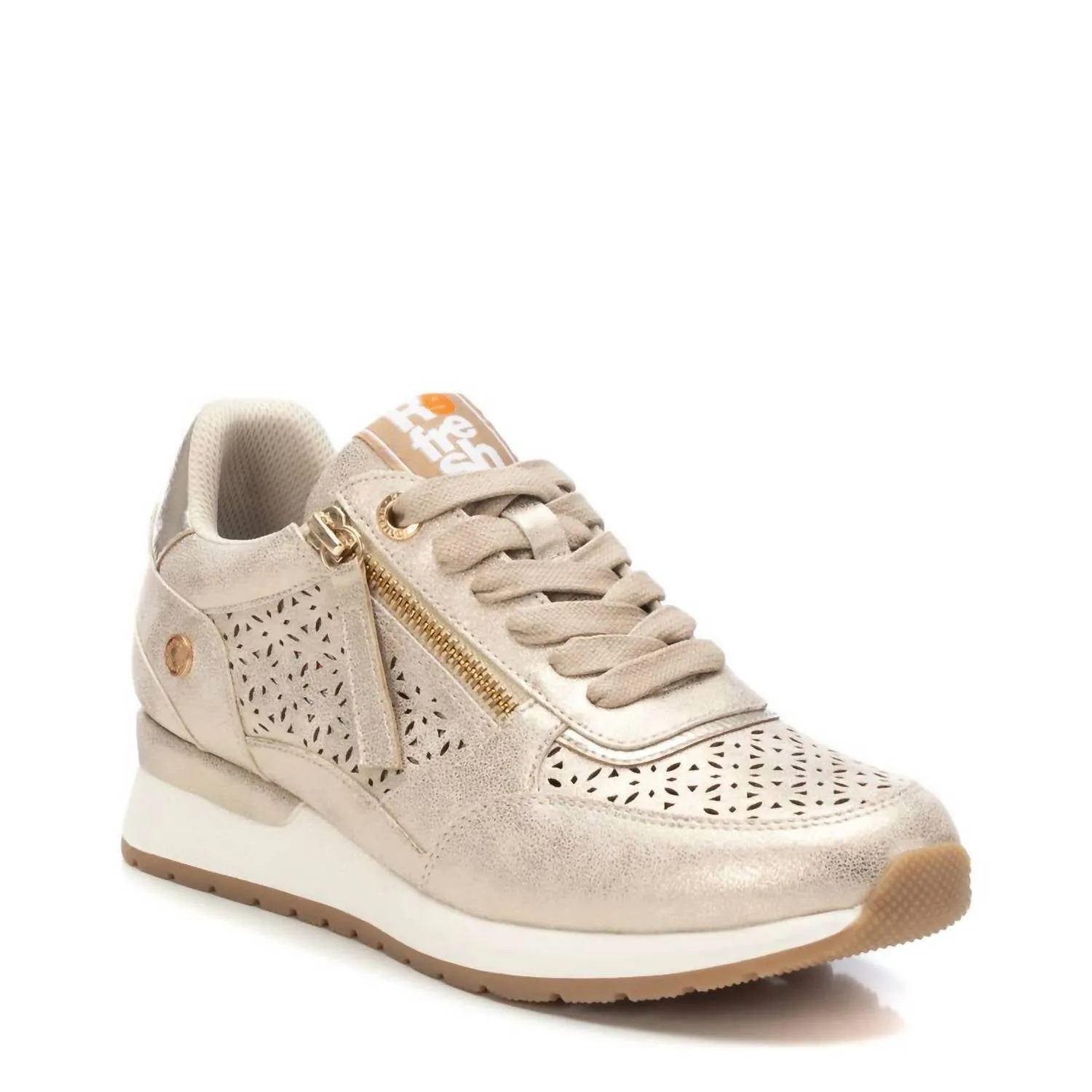 Women's Fashion Comfort Sneakers In Gold