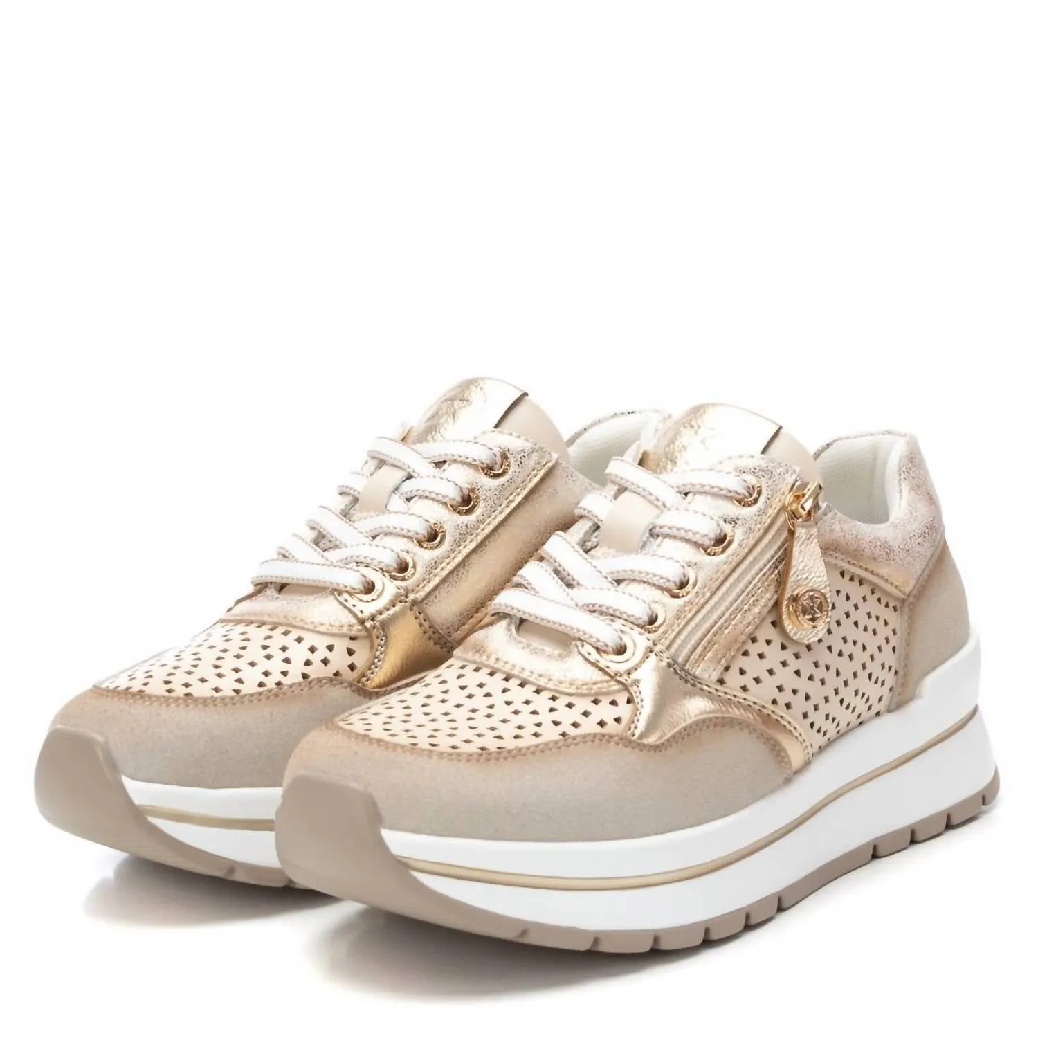 Women's Fashion Sneakers In Beige