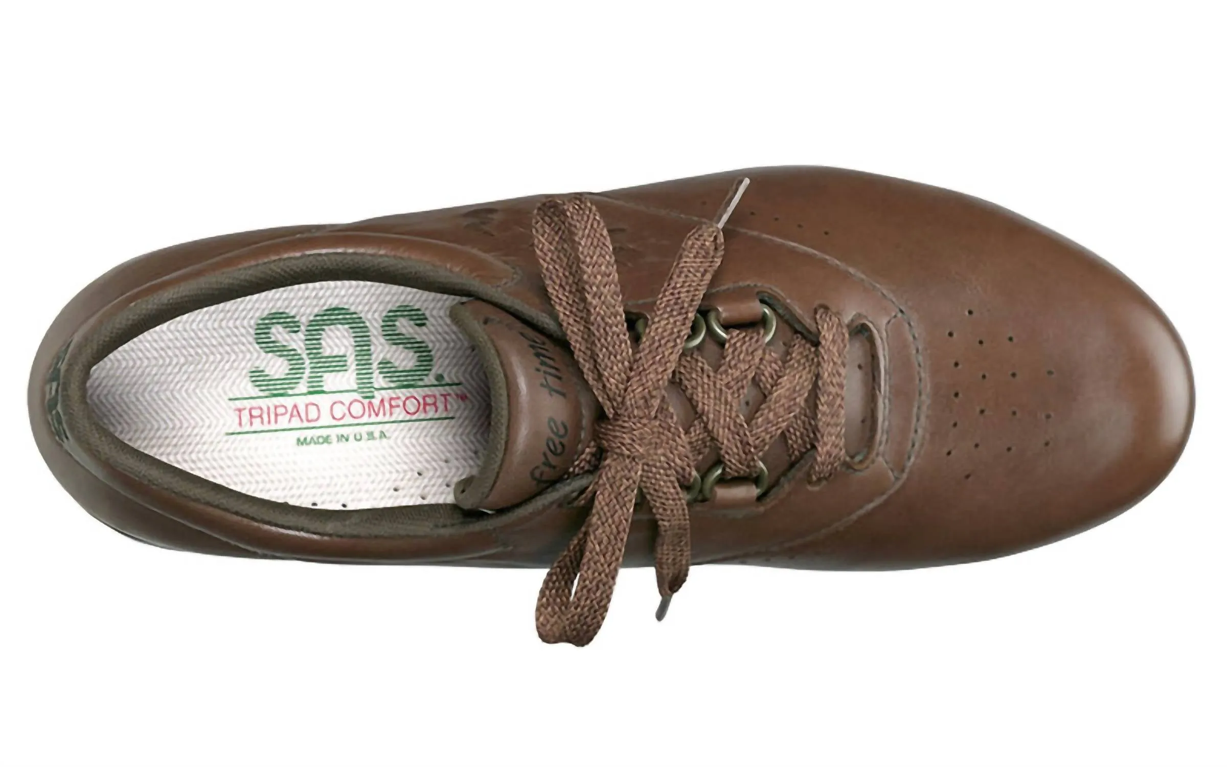 Women's Free Time Walking Shoe - Wide In Teak