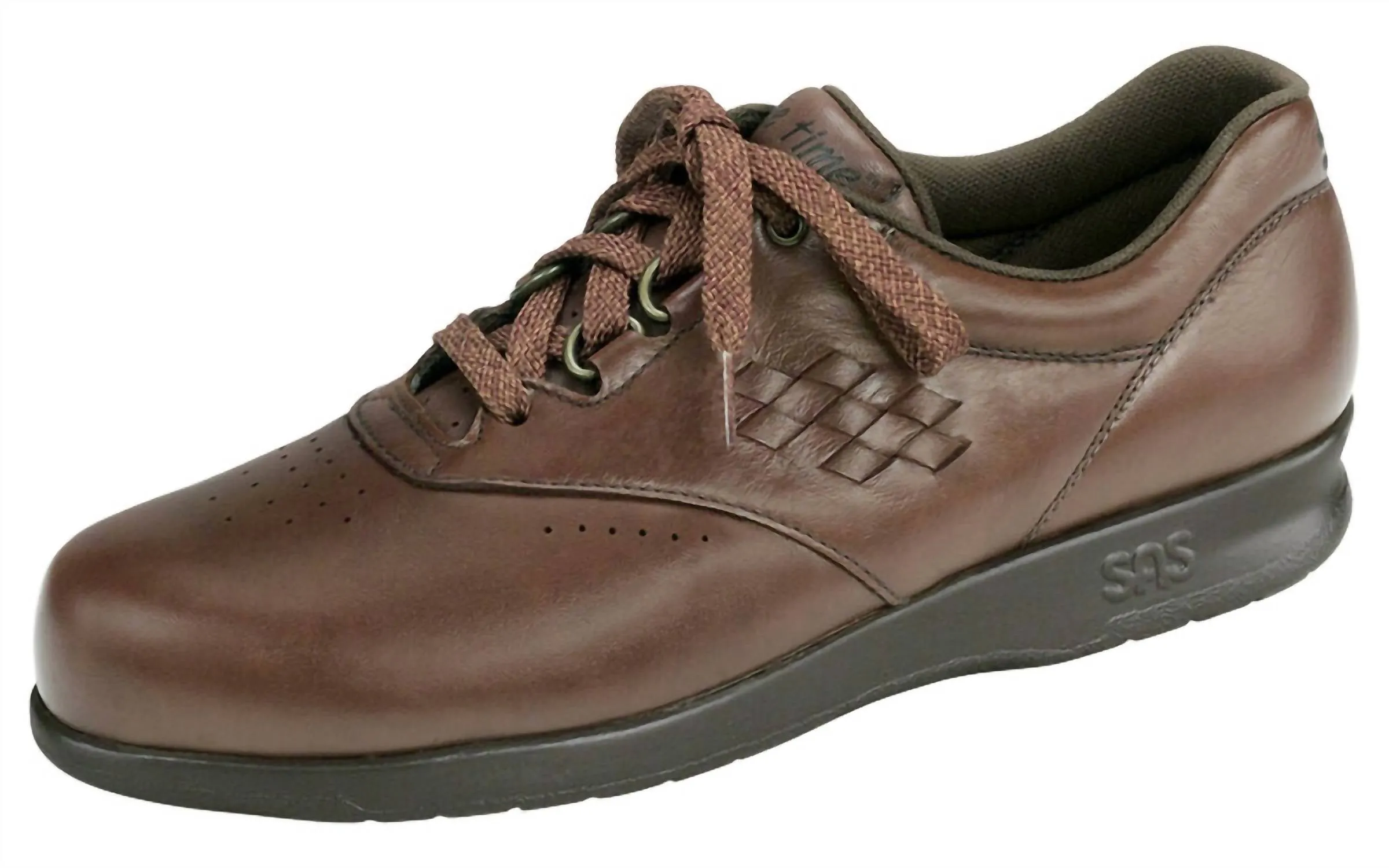 Women's Free Time Walking Shoe - Wide In Teak