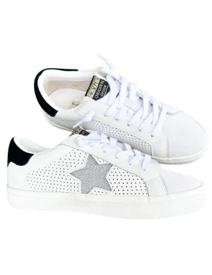 Women's Gadol 32 Sneaker In Black/speckled Silver Glitter