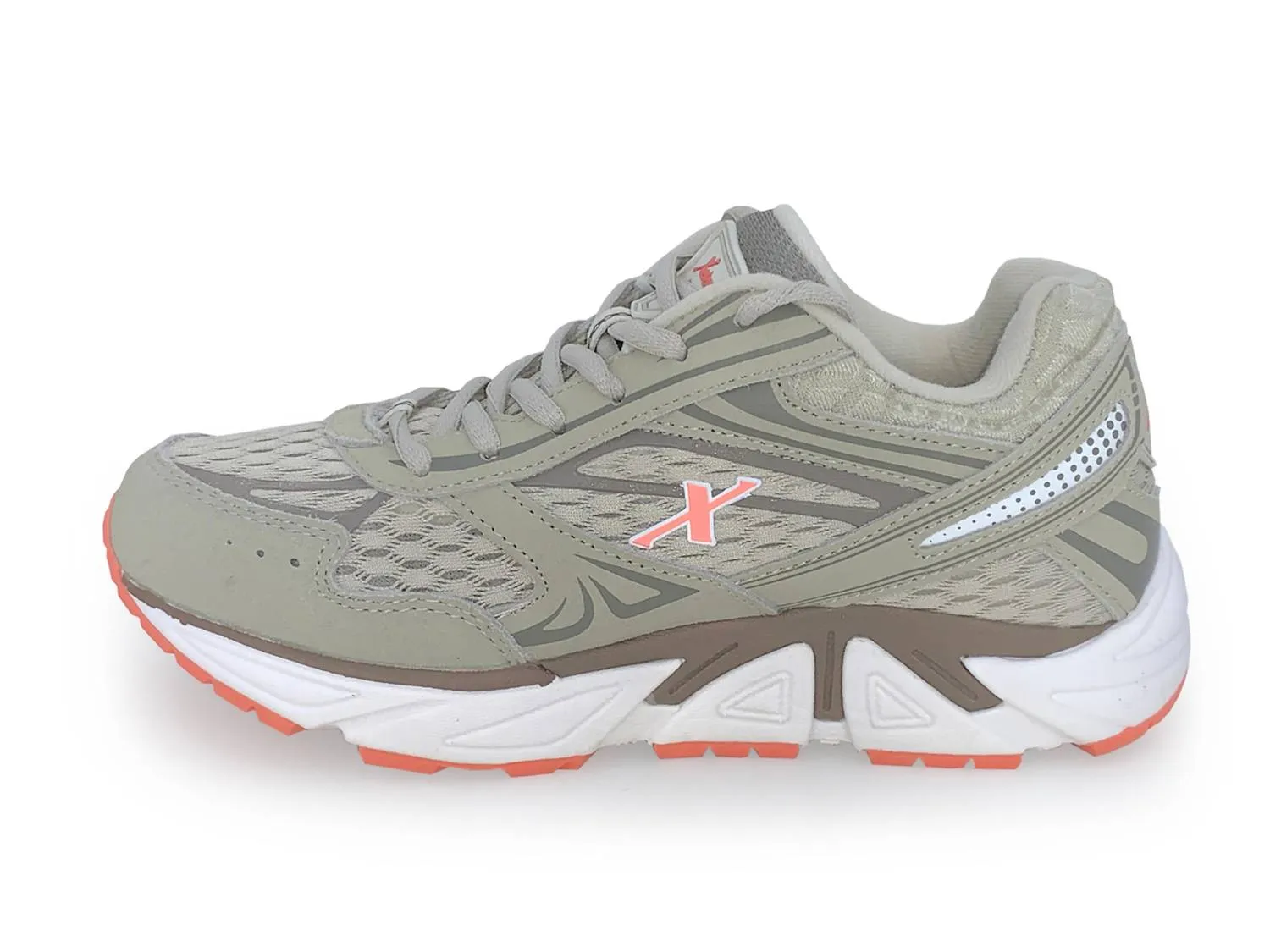 Women's Genesis Athletic Shoe In Grey/salmon