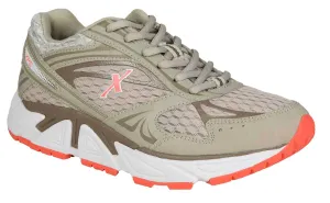 Women's Genesis Athletic Shoe In Grey/salmon