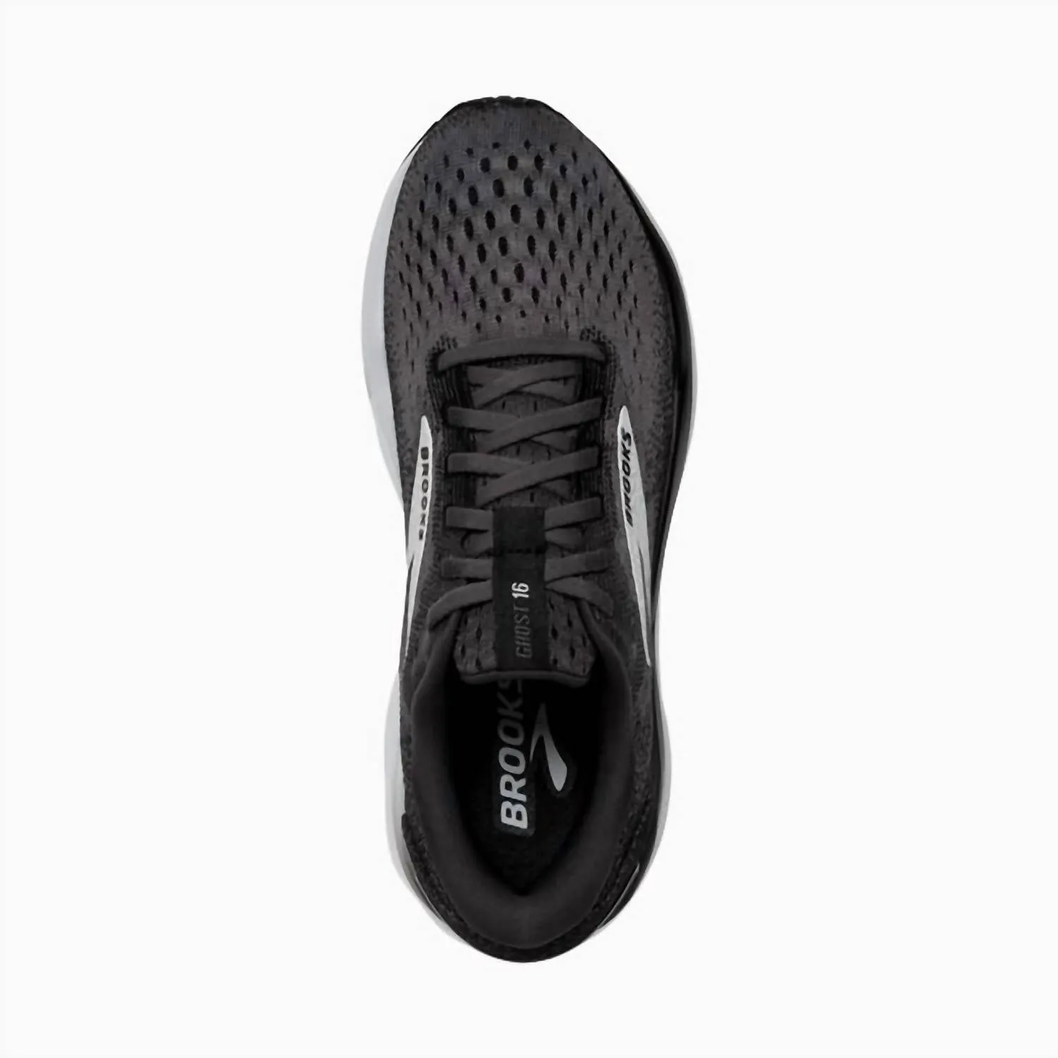 Women's Ghost 16 Sneakers In Black/grey/white
