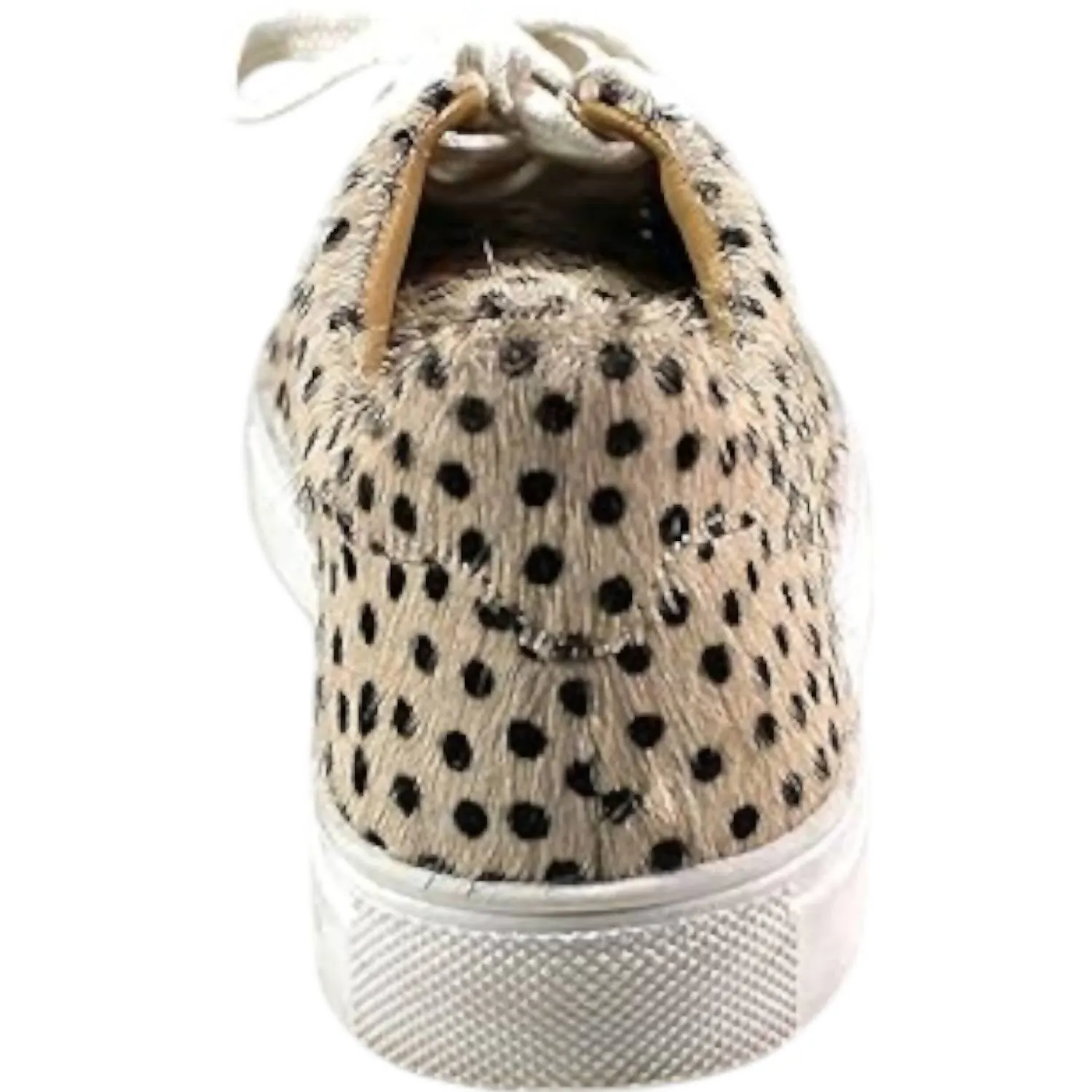 Women's Gizmo Sneakers - Medium In Beige Polka Dot