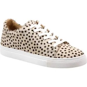 Women's Gizmo Sneakers - Medium In Beige Polka Dot
