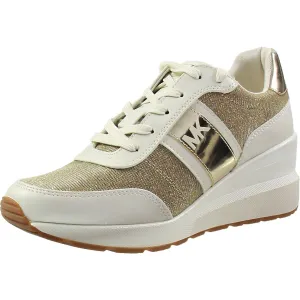 Womens Glitter Faux Leather Casual And Fashion Sneakers