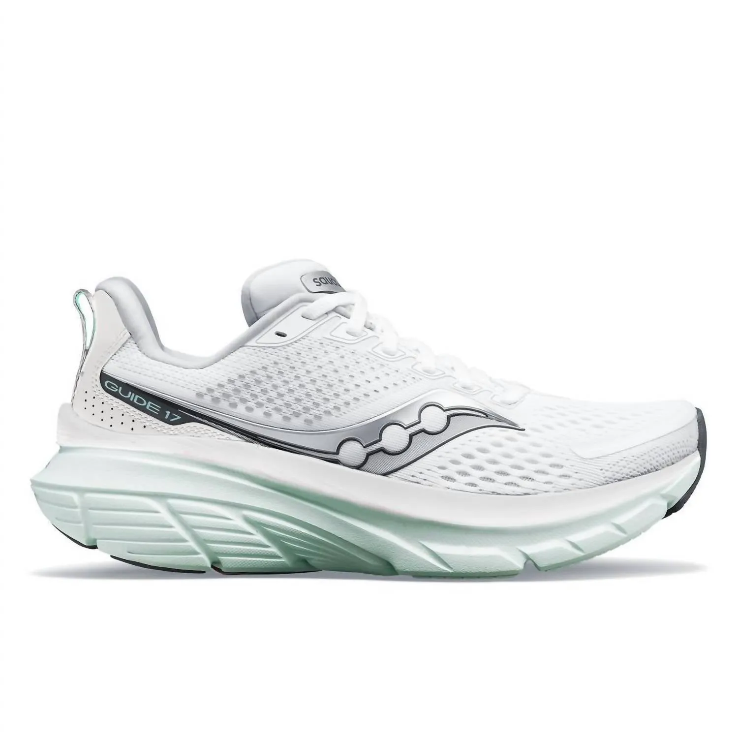 Women's Guide 17 Running Shoes In White/jade