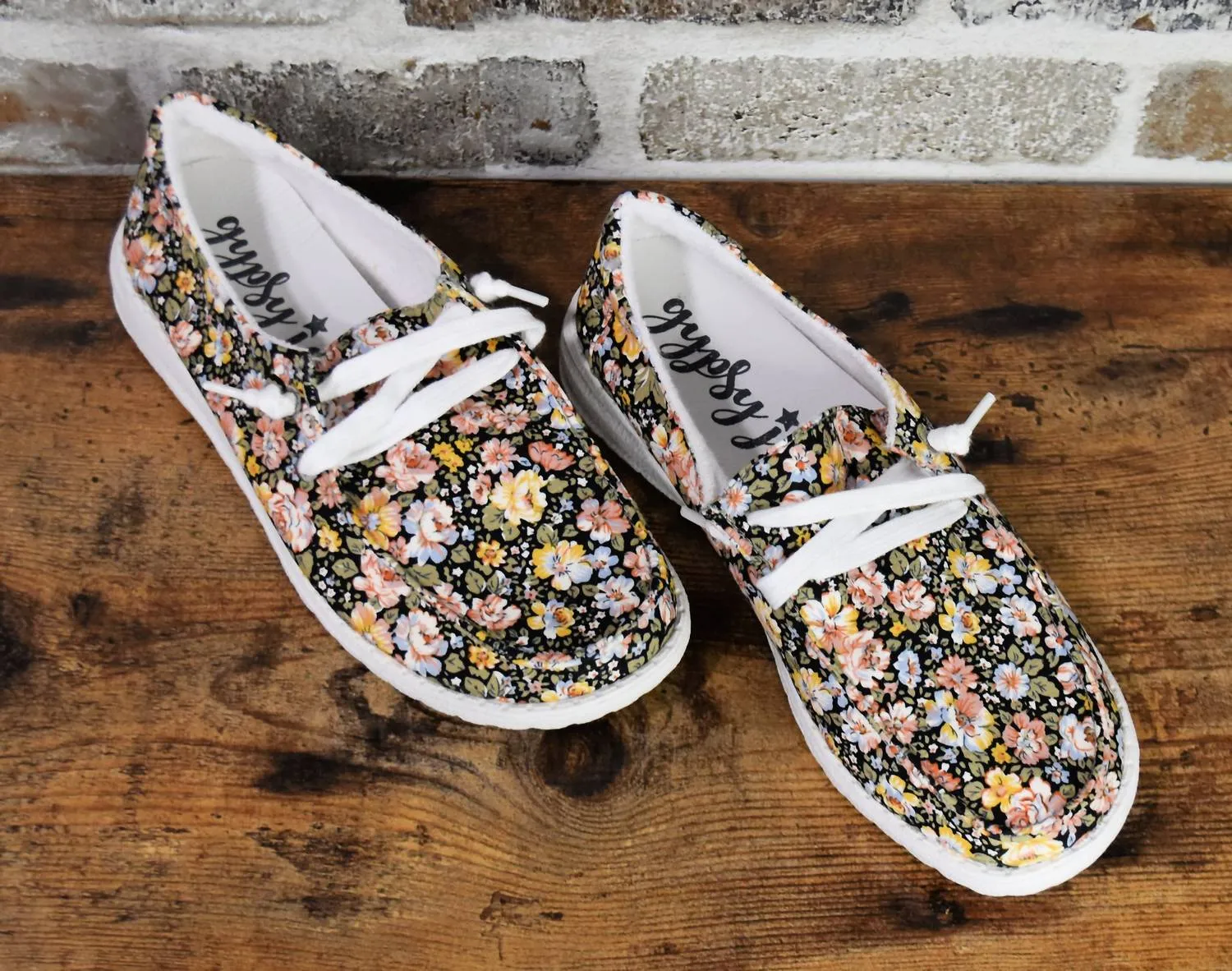 Women's Gypsy Jazz Dahlia Shoes In Black Yellow