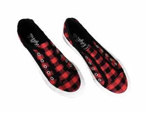 Women's Gypsy Jazz Mesh It Fashion Sneakers In Buffalo Plaid