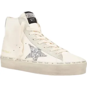 Women's Hi Francy Sneakers In White/ice/silver