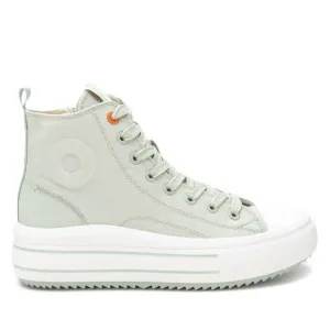Women's High Top Canvas Sneakers In Aqua