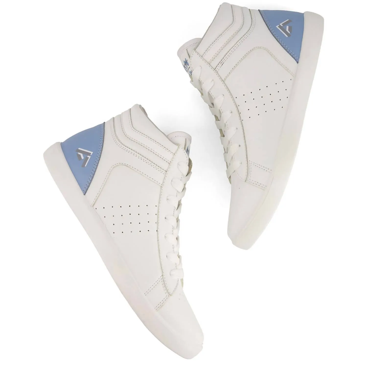 Women's High Top Classic Sneakers In White