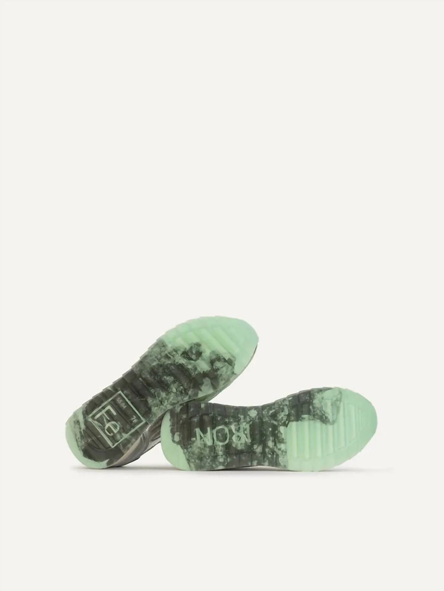Women's Iron Sneaker In Metallic/green