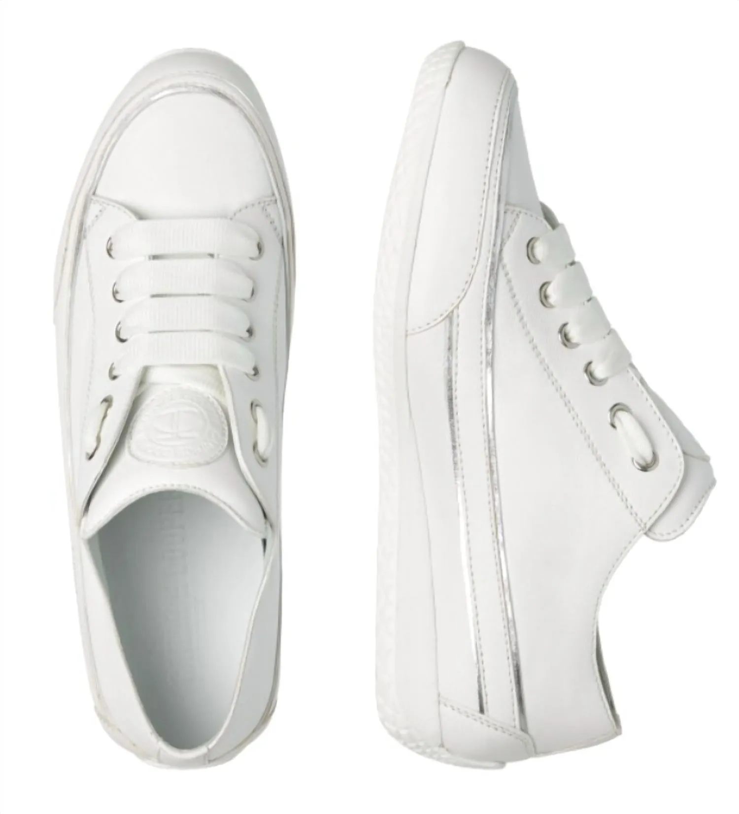 Women's Janis Stripe Sneaker In White