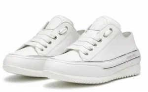 Women's Janis Stripe Sneaker In White