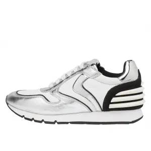 Women's Julia Power Nappa Lux Sneakers In White/black/silver