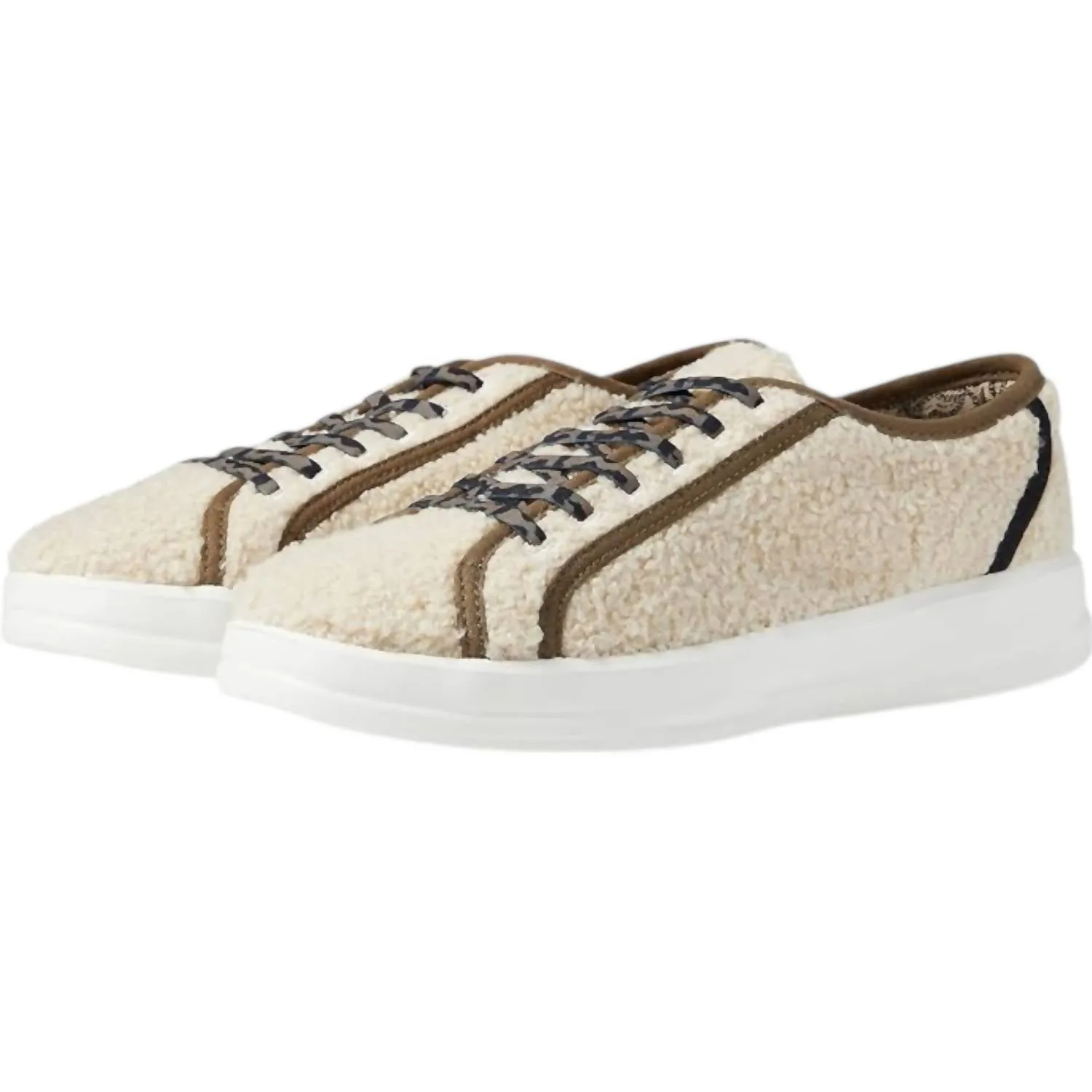 Women's Karina Sherpa Sneakers In Marshmallow