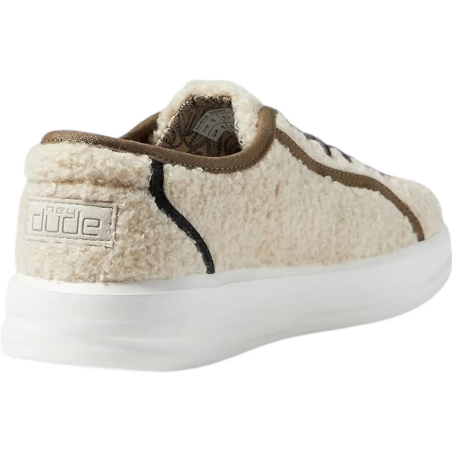 Women's Karina Sherpa Sneakers In Marshmallow