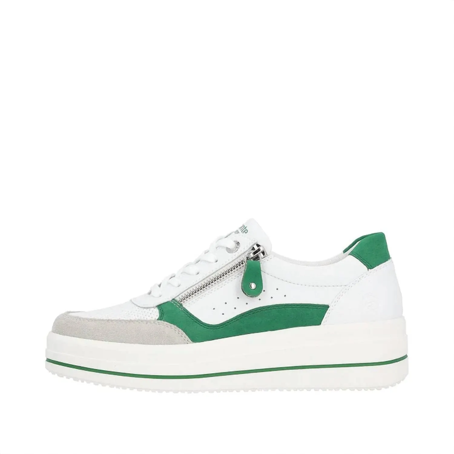 Women's Kendra Sneakers In White/green