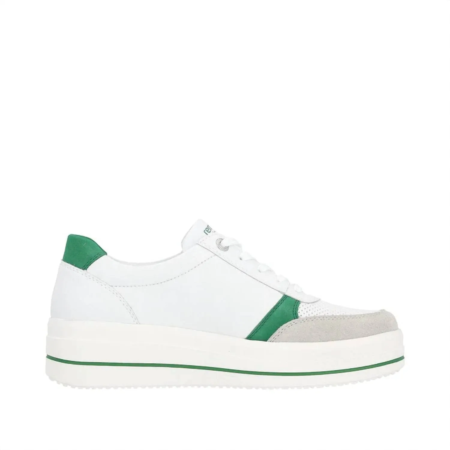 Women's Kendra Sneakers In White/green