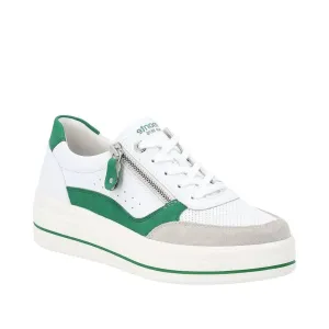 Women's Kendra Sneakers In White/green