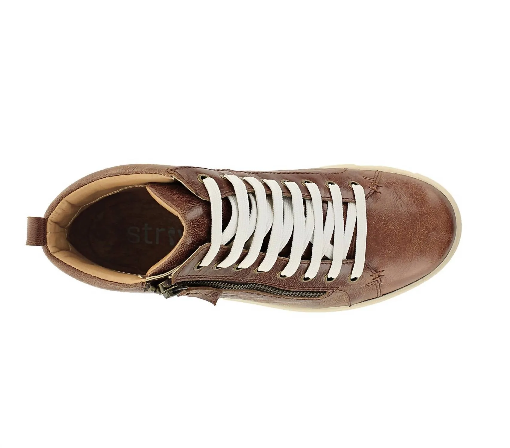 Women's Kensington Sneakers - Wide In Dark Tan