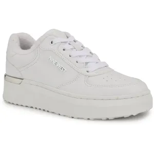 Womens Lace-Up Faux Leather Casual And Fashion Sneakers