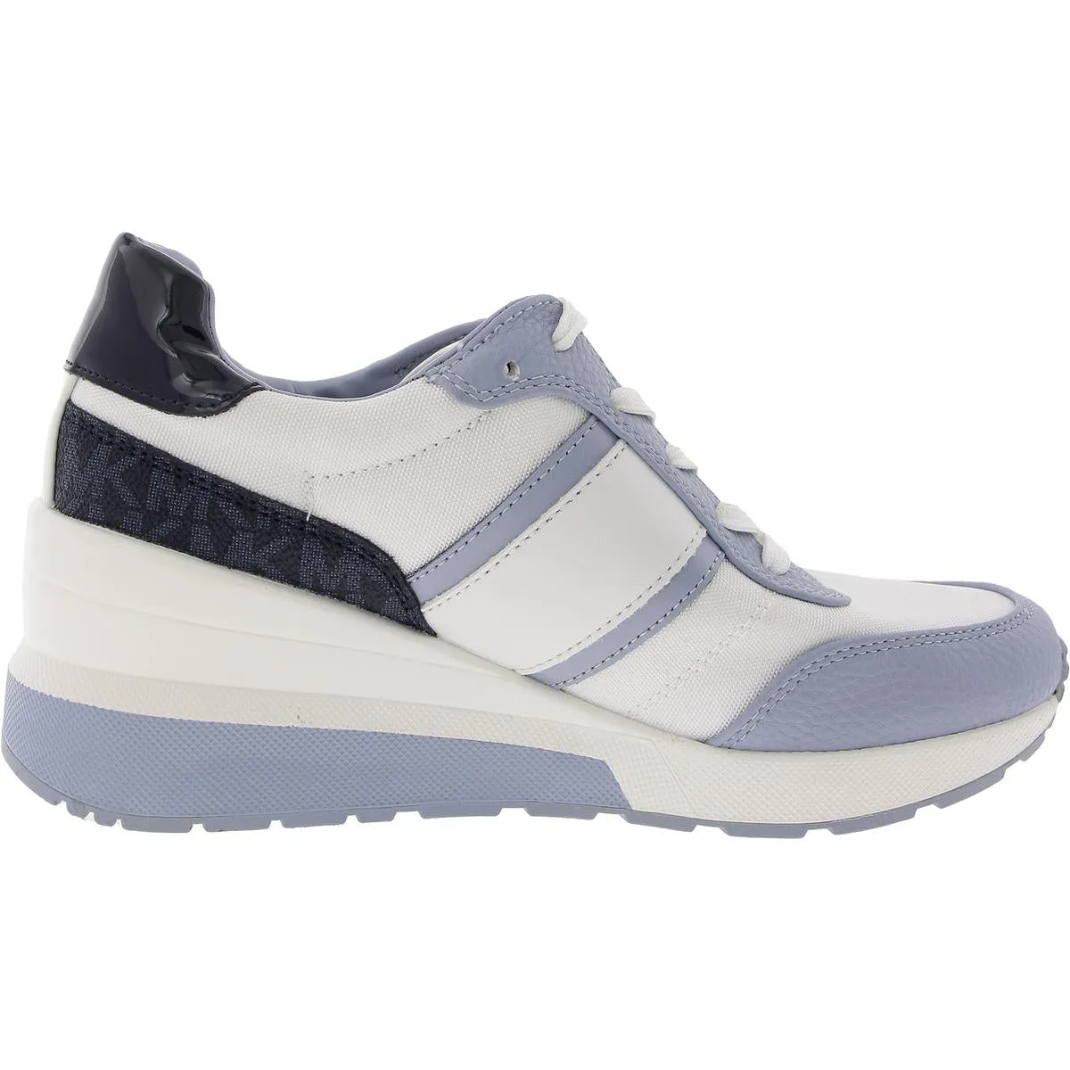 Womens Lace-Up Faux Leather Casual And Fashion Sneakers