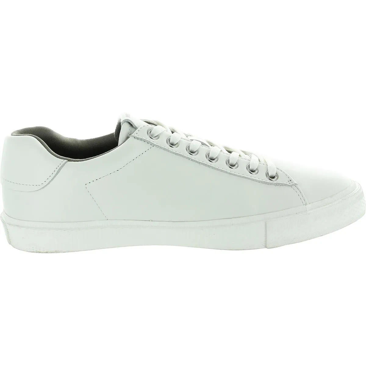 Womens Lace-Up Faux Leather Casual And Fashion Sneakers