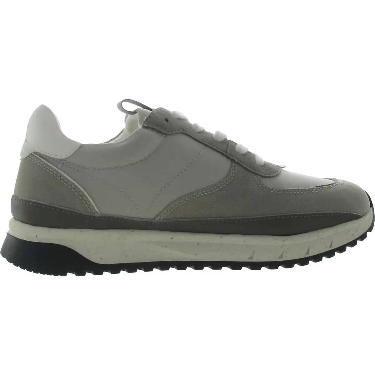 Womens Lace-Up Leather Casual And Fashion Sneakers