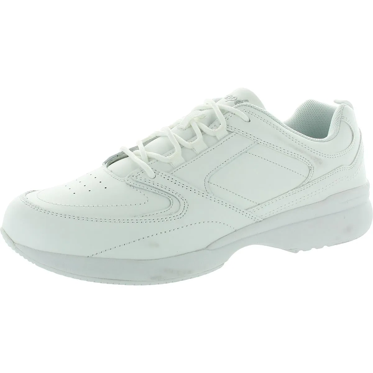 Womens Lace-Up Leather Casual And Fashion Sneakers