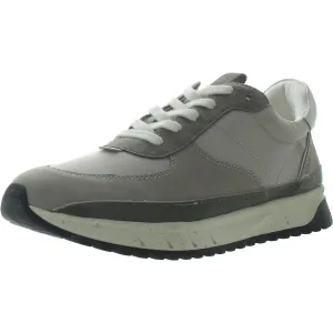 Womens Lace-Up Leather Casual And Fashion Sneakers