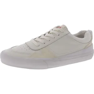 Womens Lace-Up Leather Casual And Fashion Sneakers