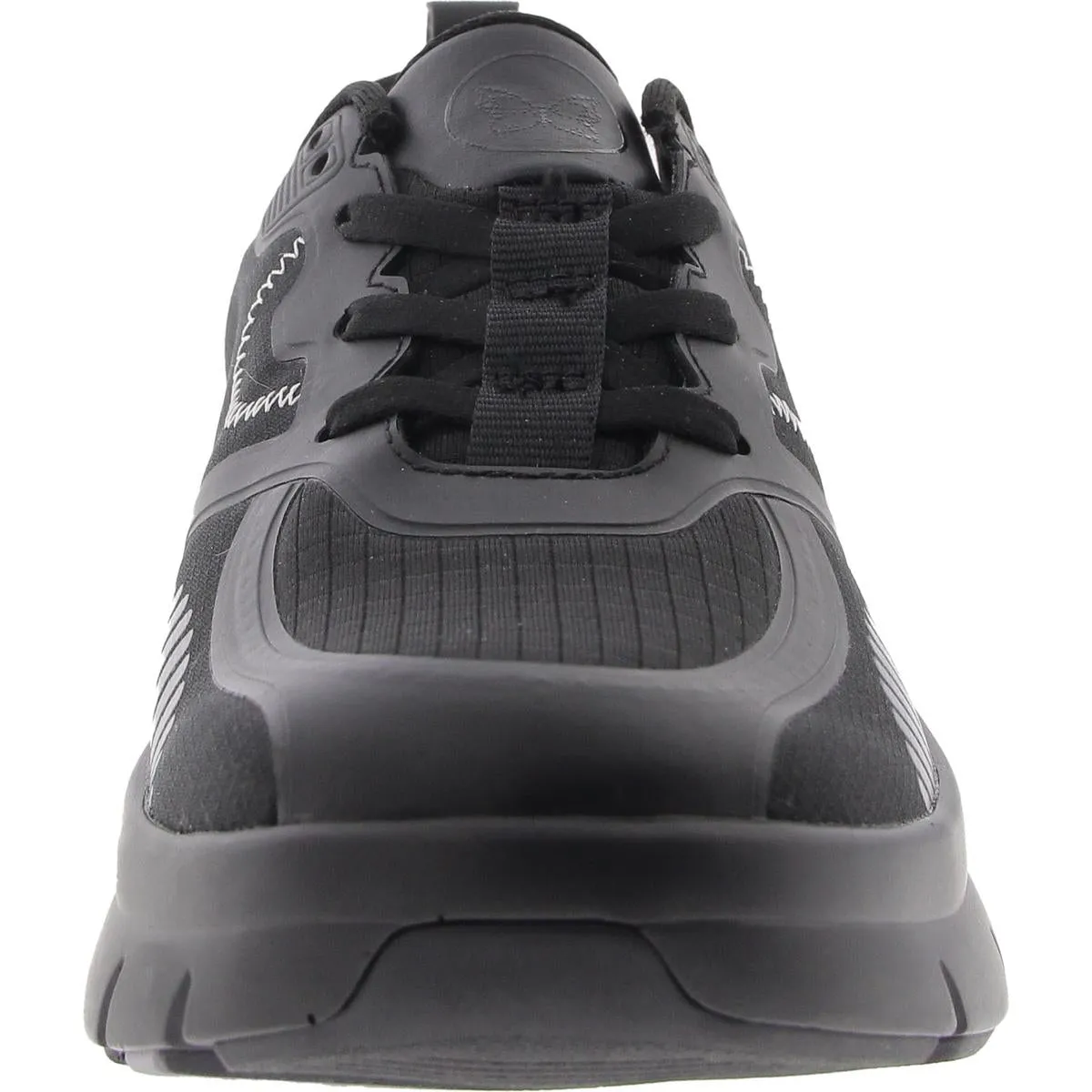 Womens Lace-Up Man Made Casual And Fashion Sneakers