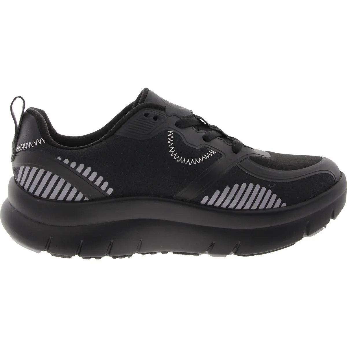 Womens Lace-Up Man Made Casual And Fashion Sneakers