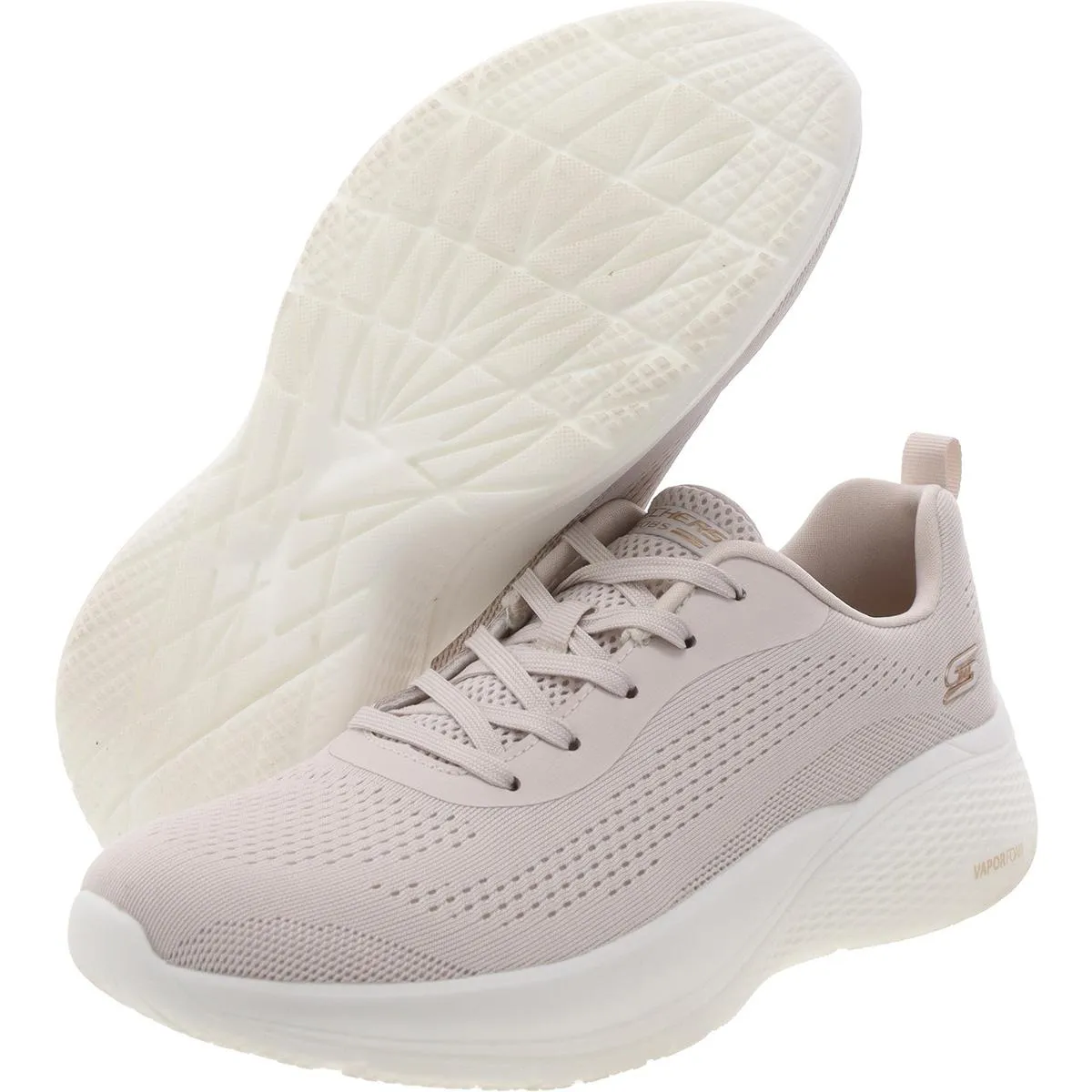 Womens Lace-Up Man Made Casual And Fashion Sneakers