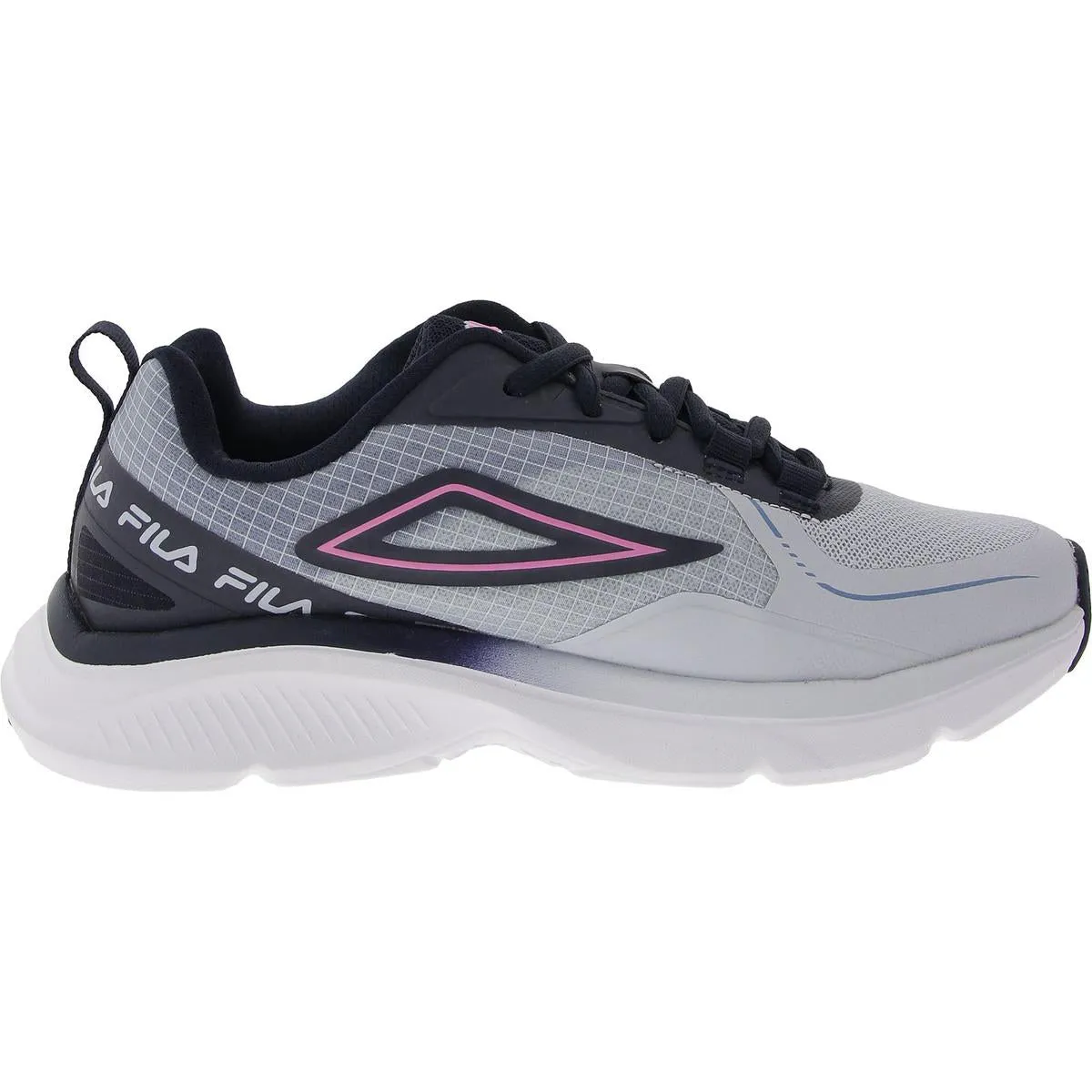 Womens Lace-Up Manmade Casual And Fashion Sneakers