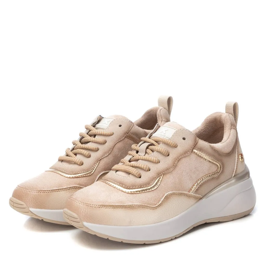 Women's Lace-Up Suede Sneakers By XTI