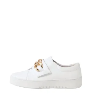 Women's Layant Leather Sneakers In White
