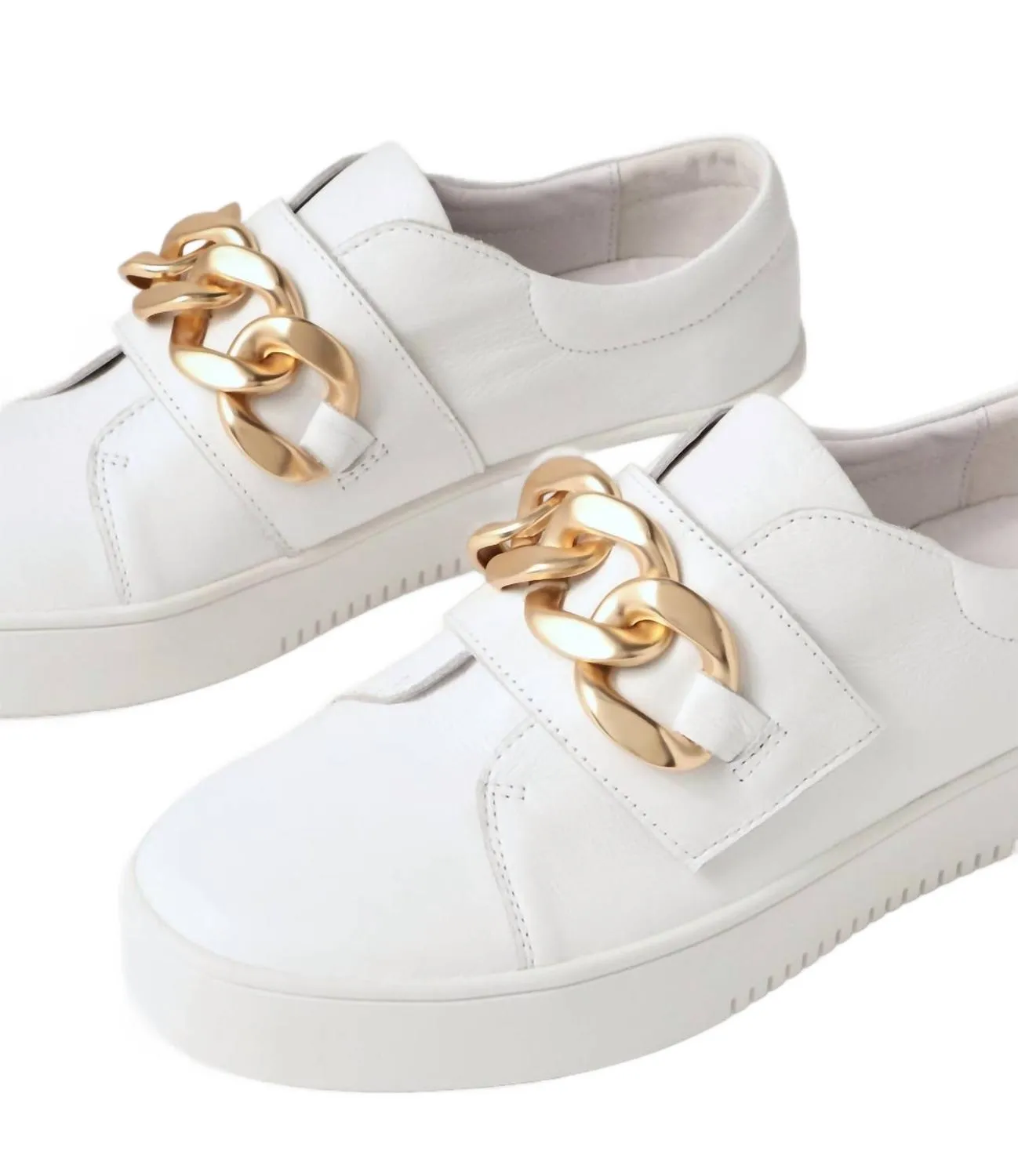 Women's Layant Leather Sneakers In White