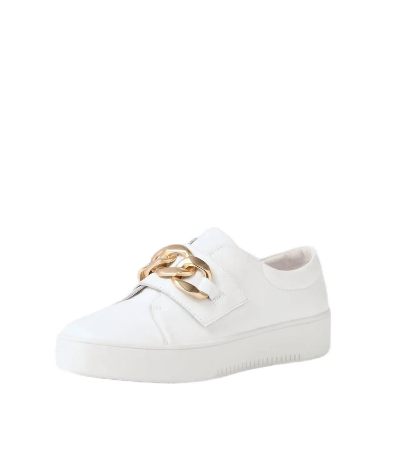Women's Layant Leather Sneakers In White