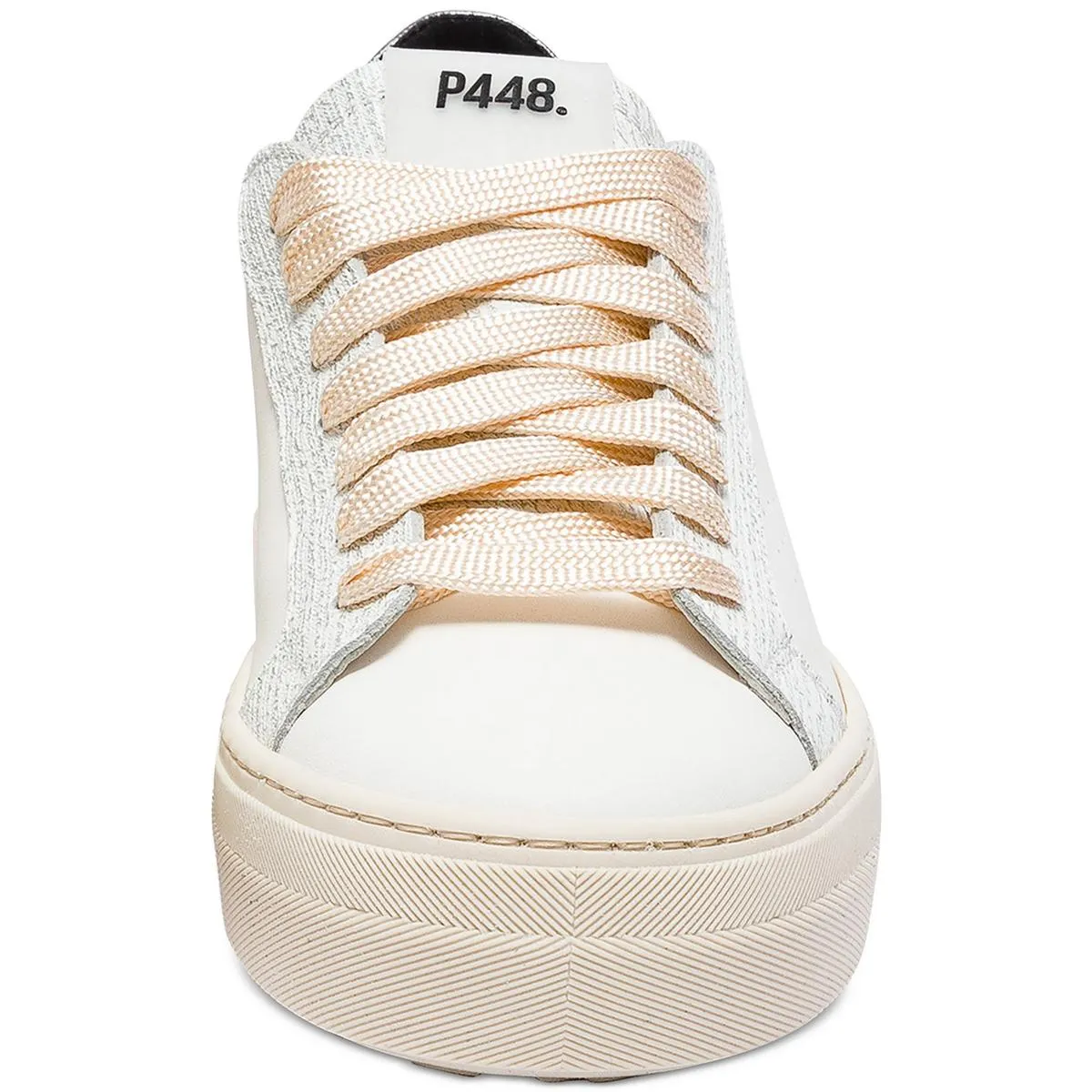 Womens Leather Lace-Up Casual and Fashion Sneakers