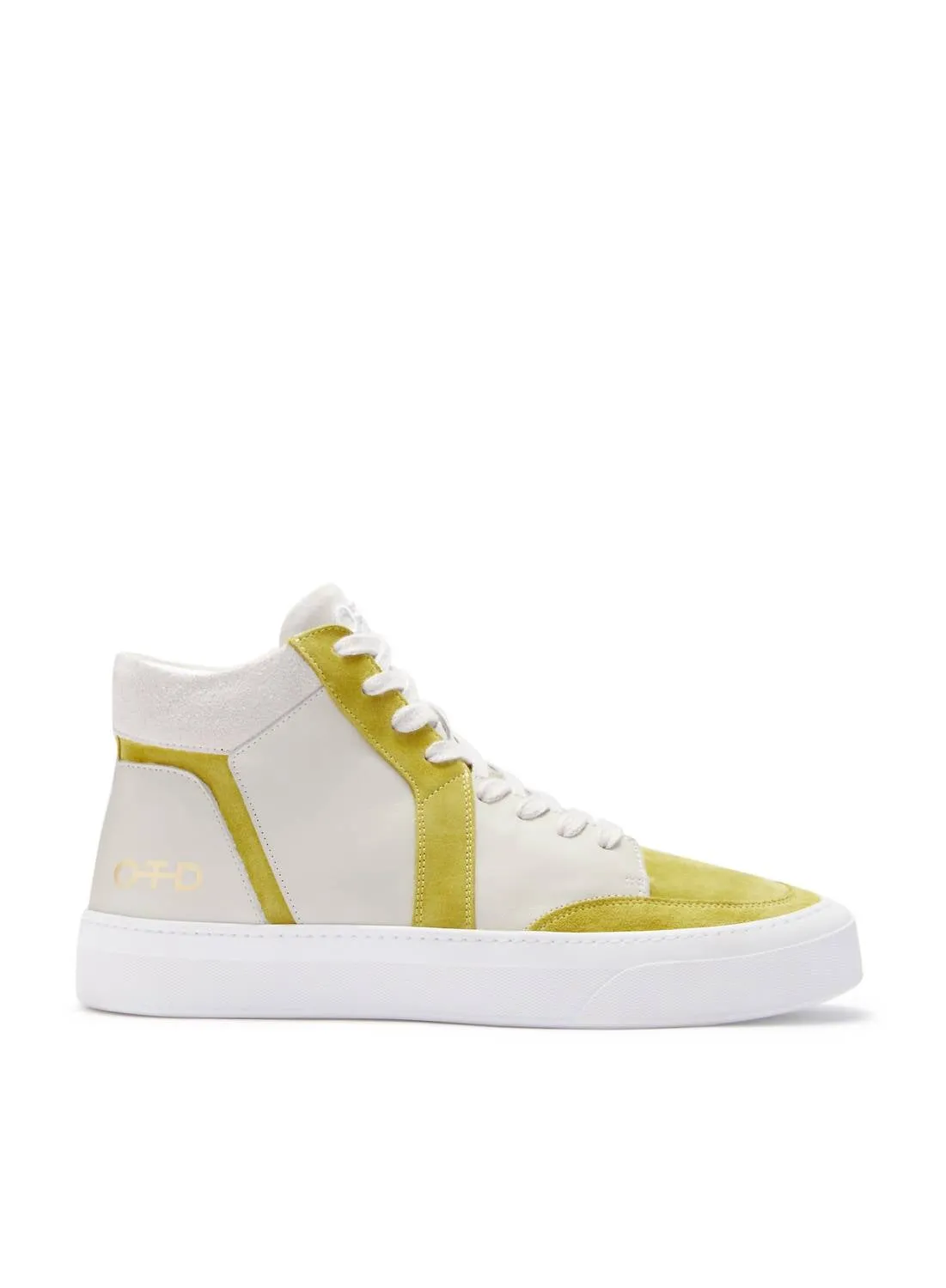 Women's Leather Mid Top Sneaker In Light Taupe