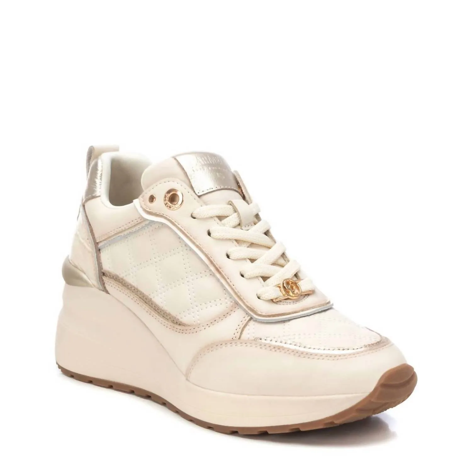 Women's Leather Sneakers In Ice