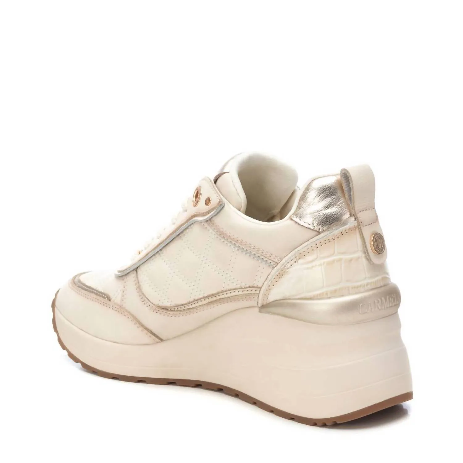 Women's Leather Sneakers In Ice