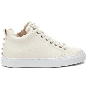 Women's Leesa Cut Embossed Sneakers In Off White Embossed