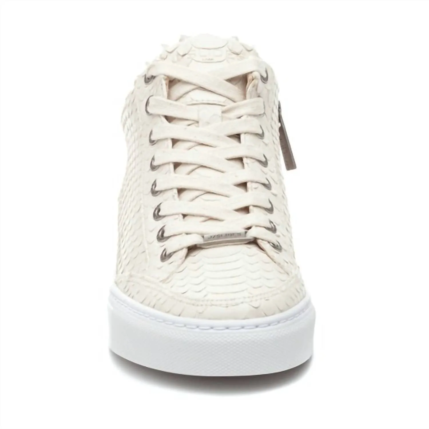 Women's Leesa Cut Embossed Sneakers In Off White Embossed