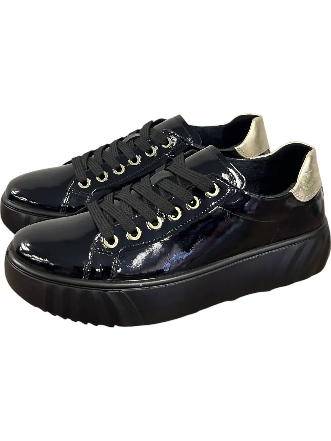 Women's Mikky Platform Sneaker In Black