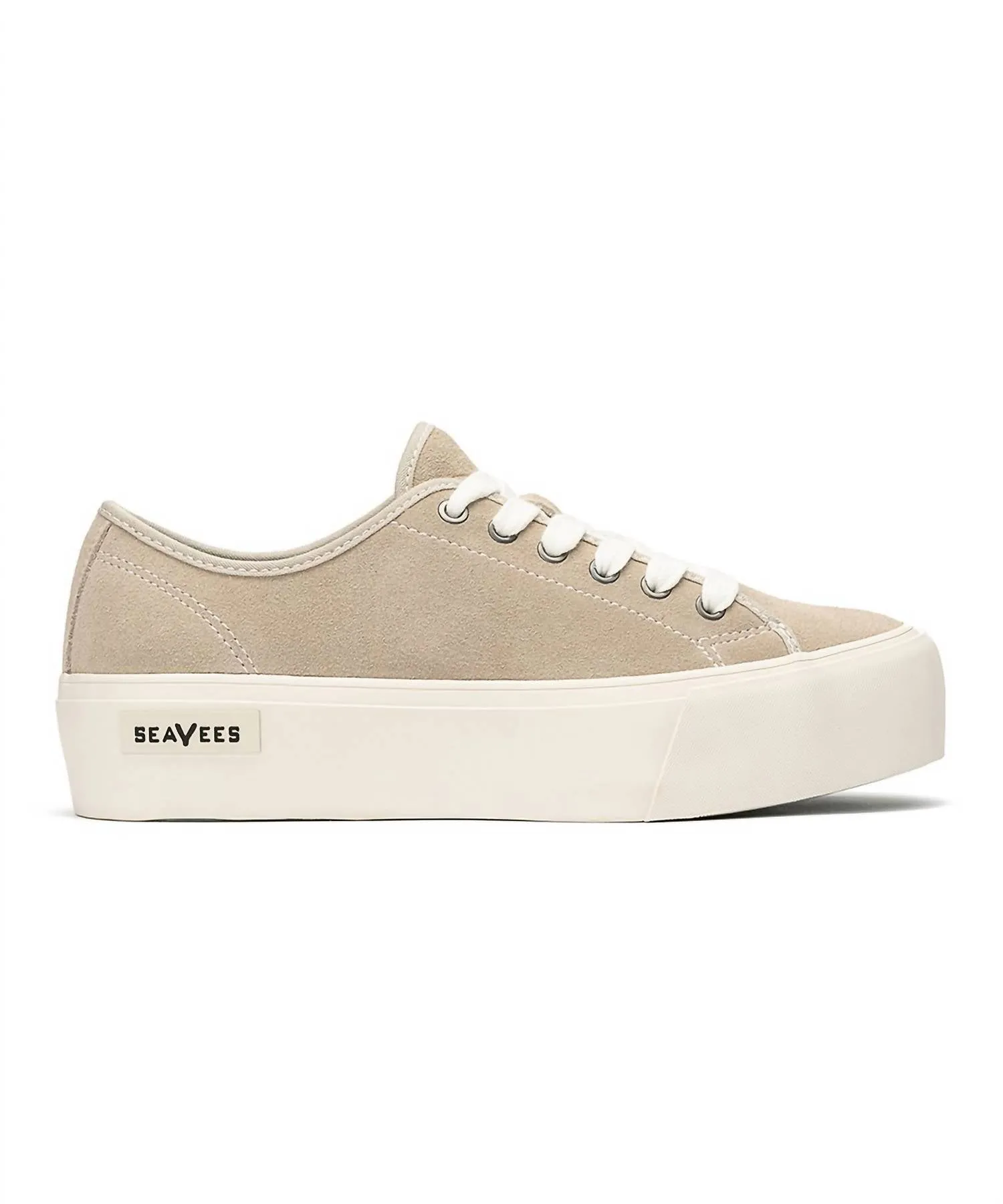 Women's Monterey Platform Sneaker In Cobblestone Suede